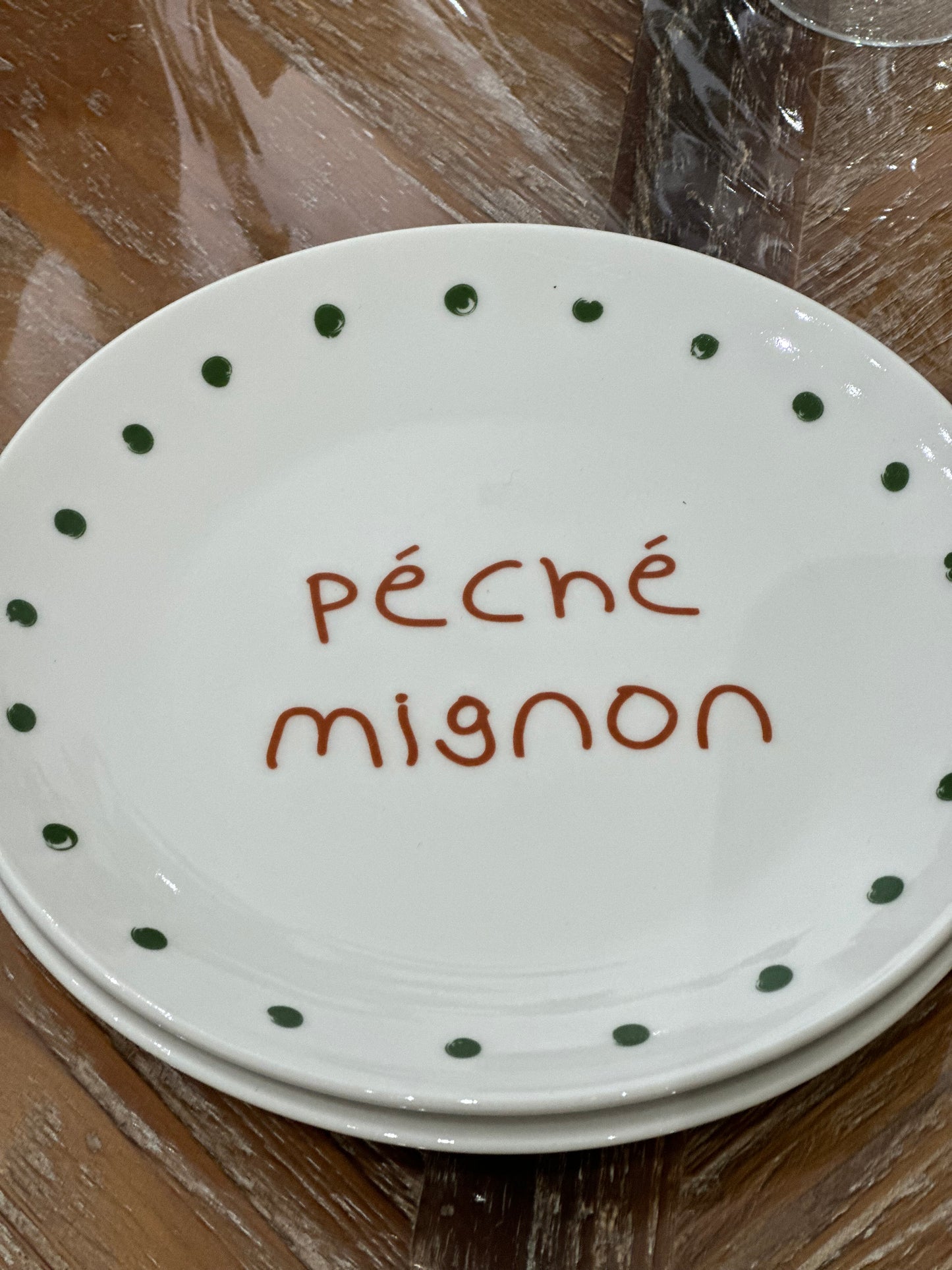 Coffret assiettes à dessert