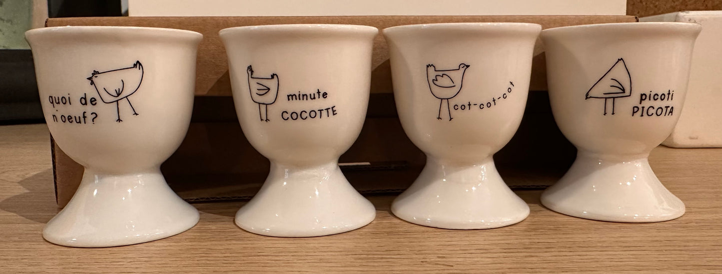 Set de 4 coquetiers