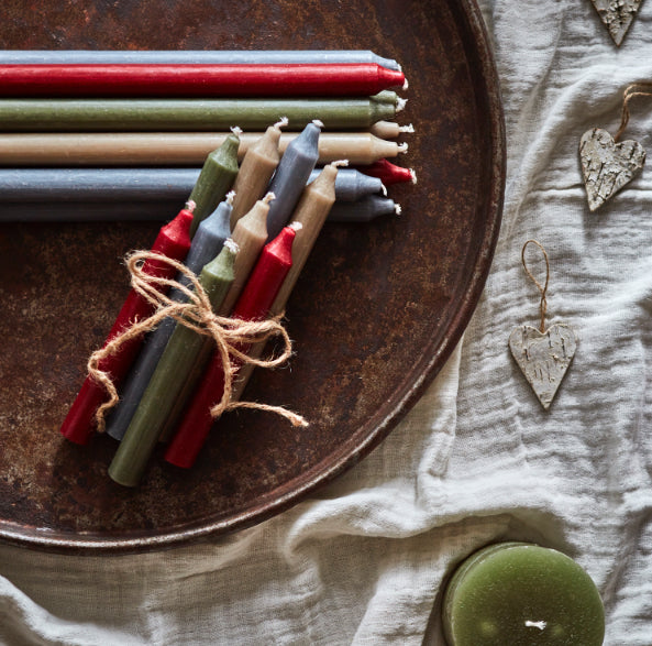 Rustic bougie chandelier