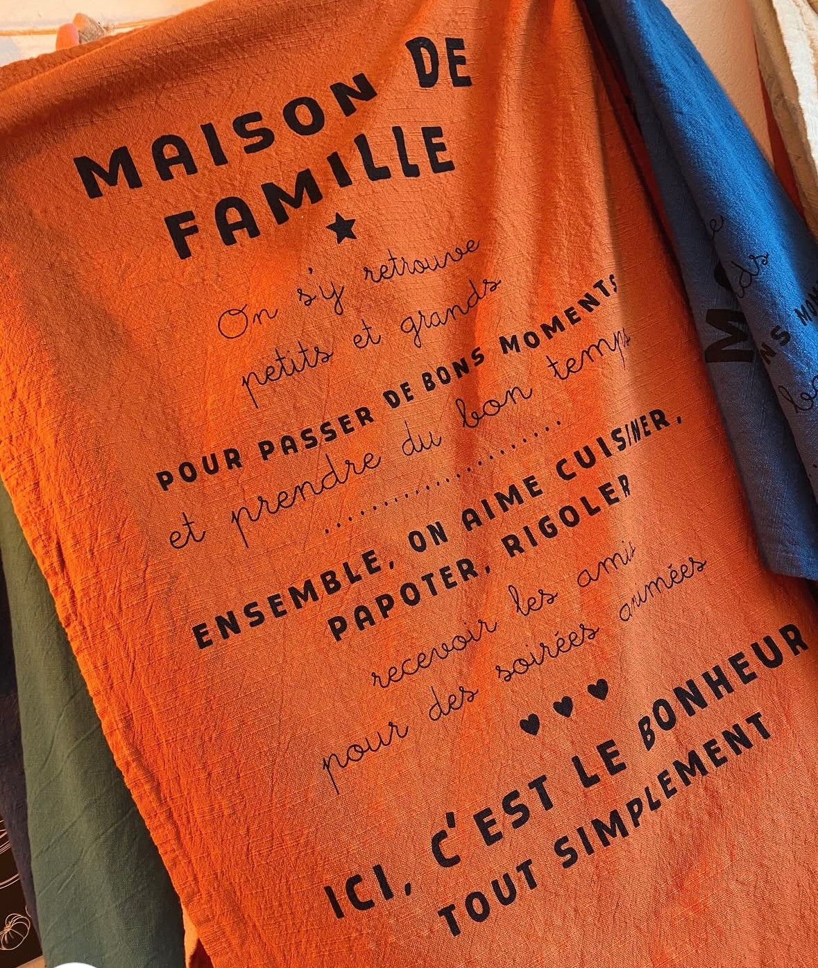 Torchon MAISON DE FAMILLE
