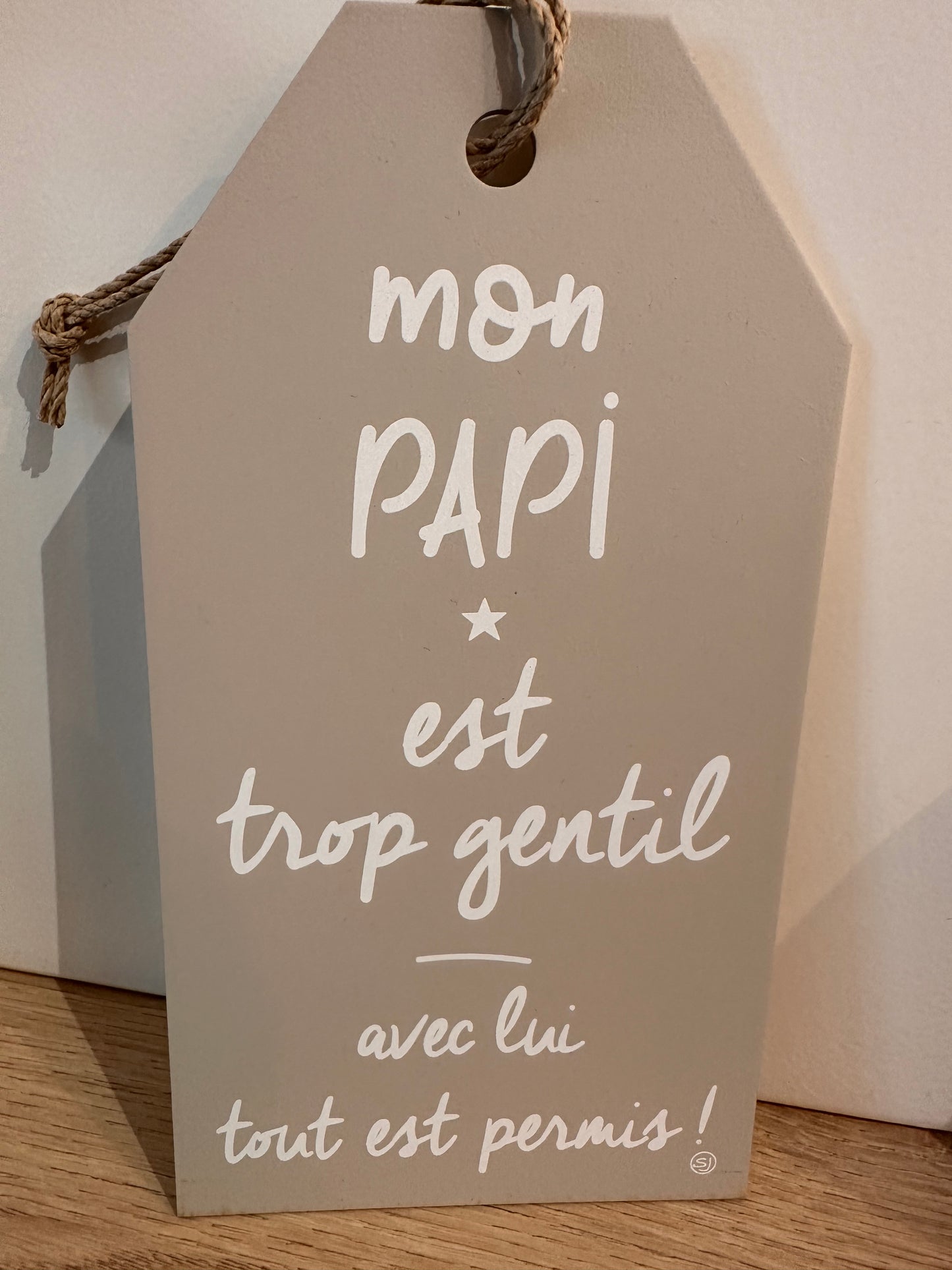 Message Étiquettes « Mon Papi »