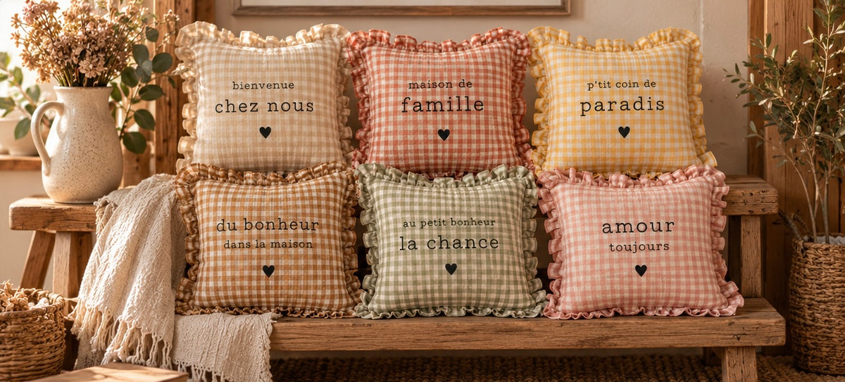 Mini coussin broderie