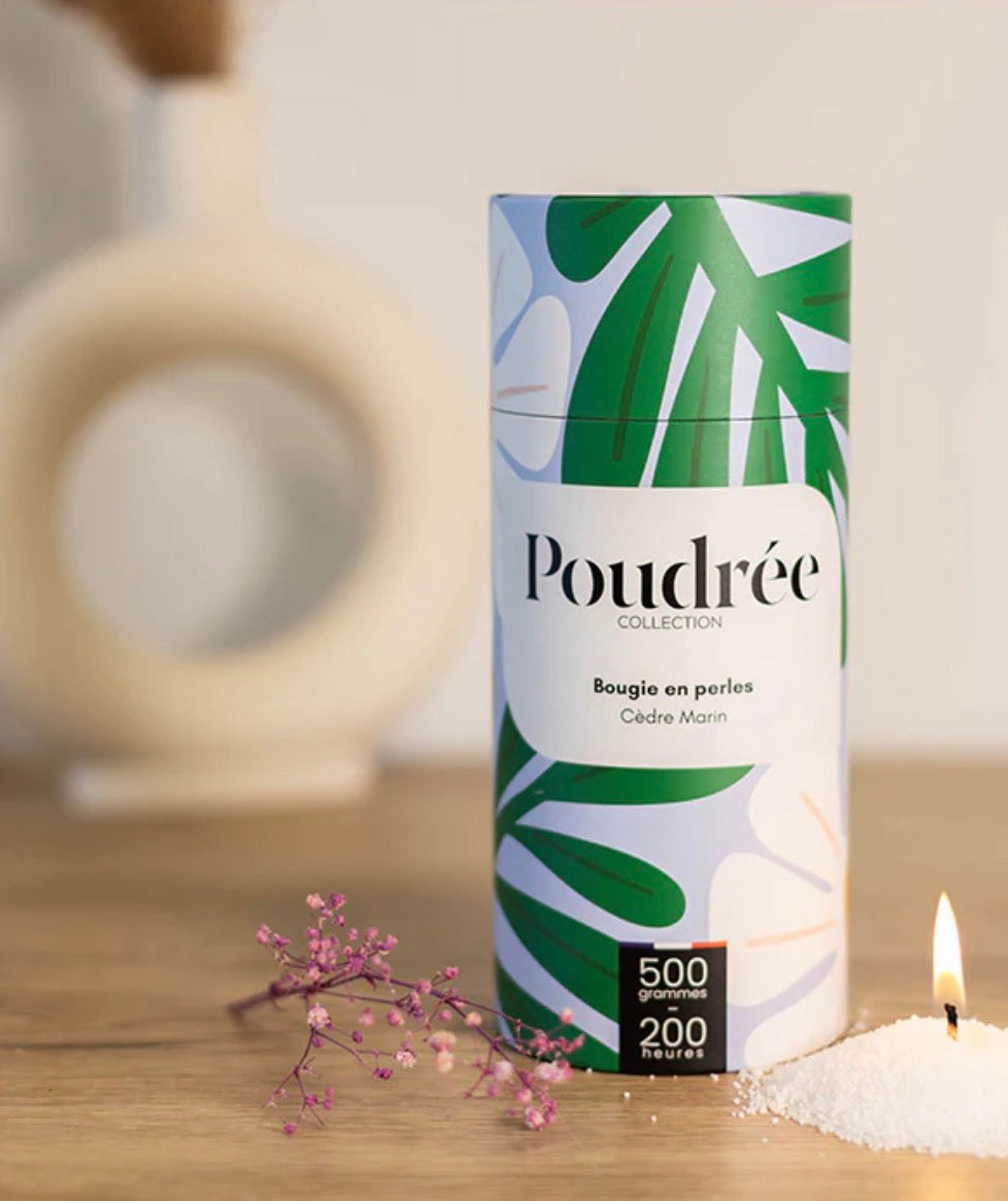 Poudrée Bougie « COLLECTION FLORA »