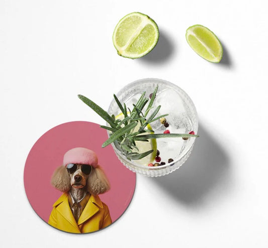 Coffret dessous de verre Funny Dogs