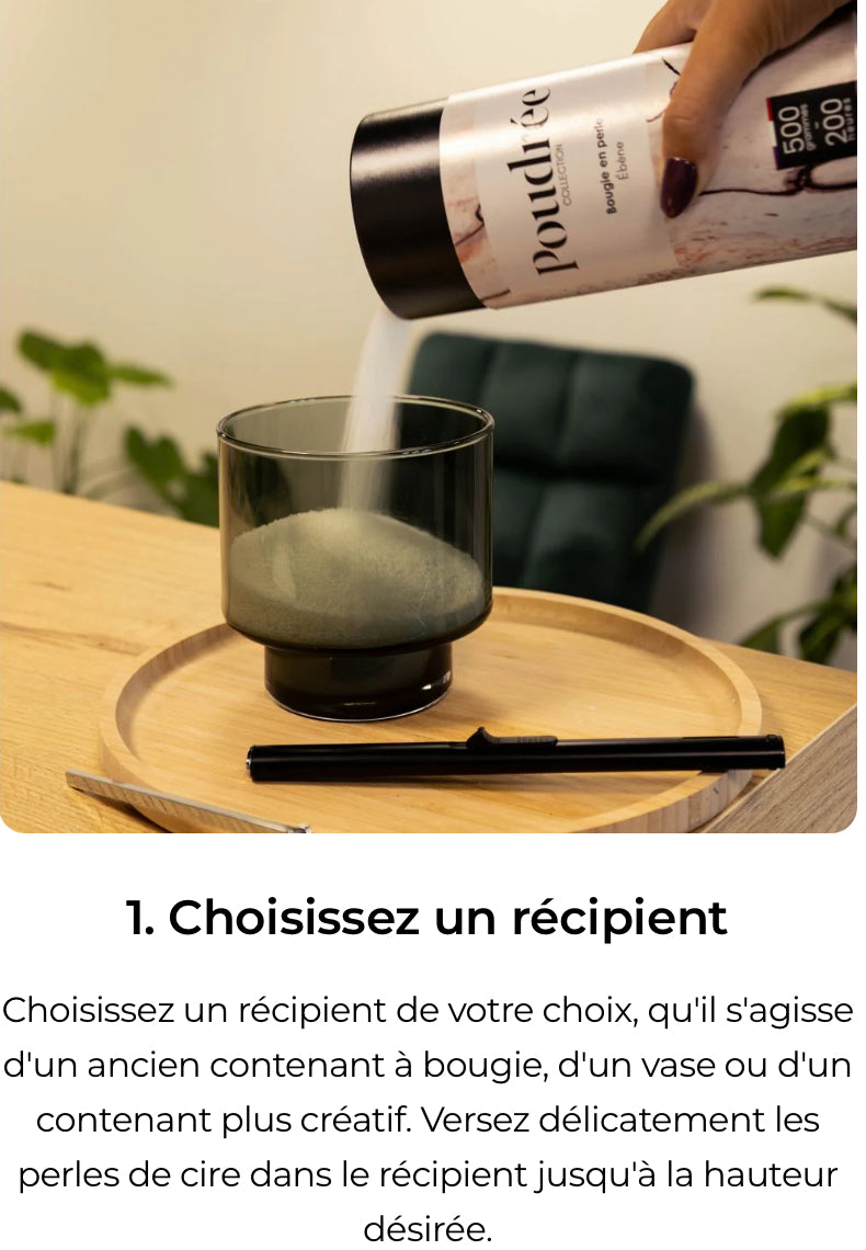 Bougie Poudrée ( collection permanente)