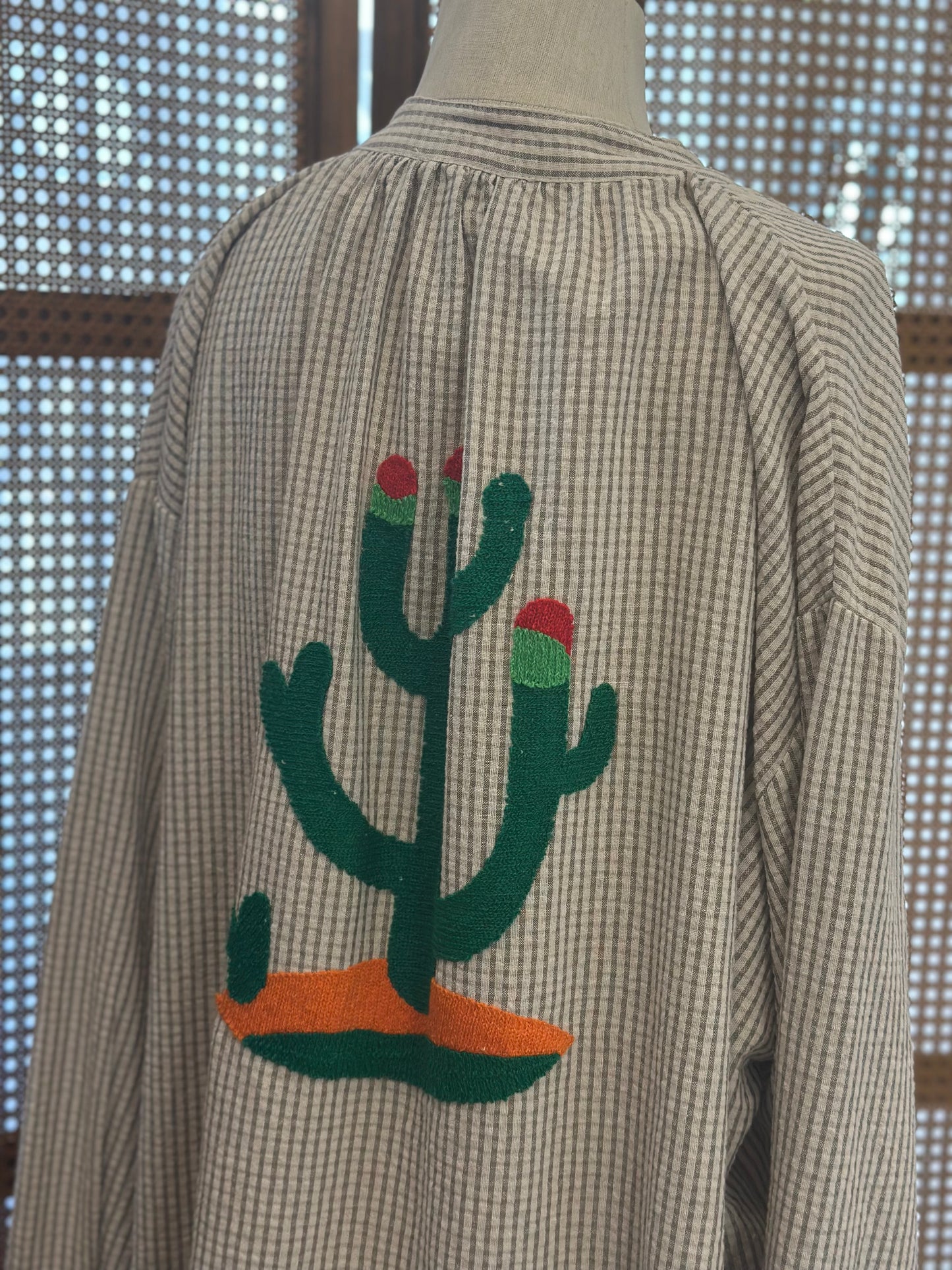 Chemise bohème brodée ( Johanna)