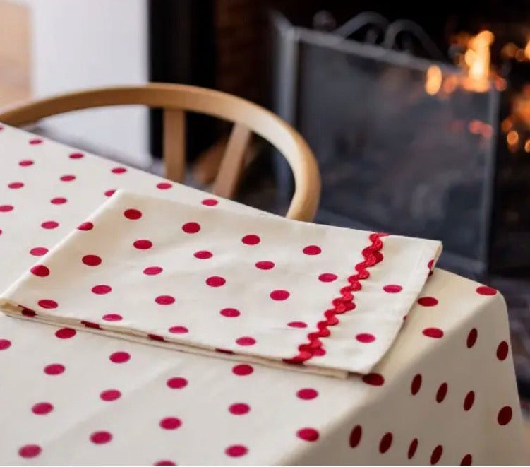 PAULETTE red - serviettes (lot de 2)