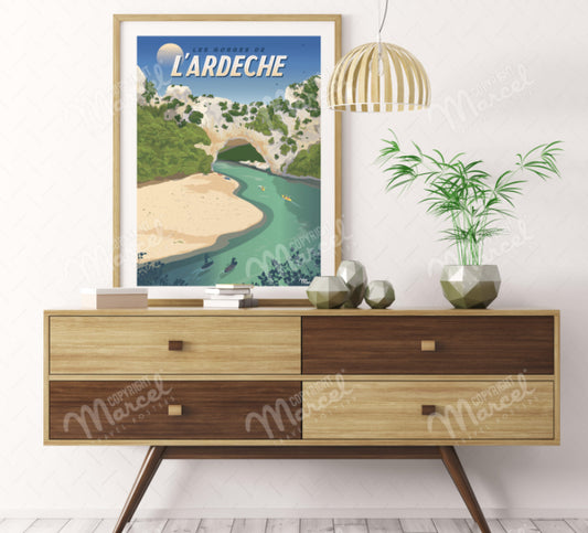 Affiche L’ ARDÈCHE