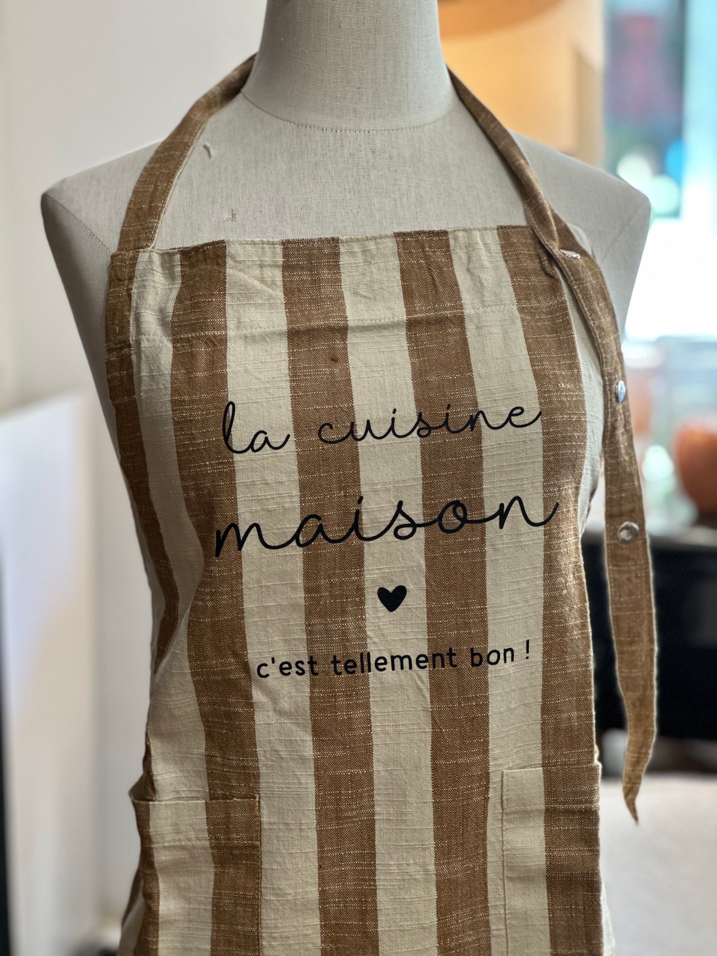 Tablier LA CUISINE MAISON / À LA BONNE FRANQUETTE