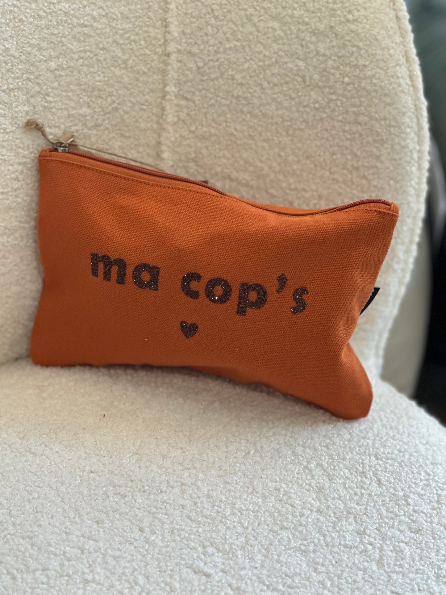 Trousse plate « Ma cop’s »