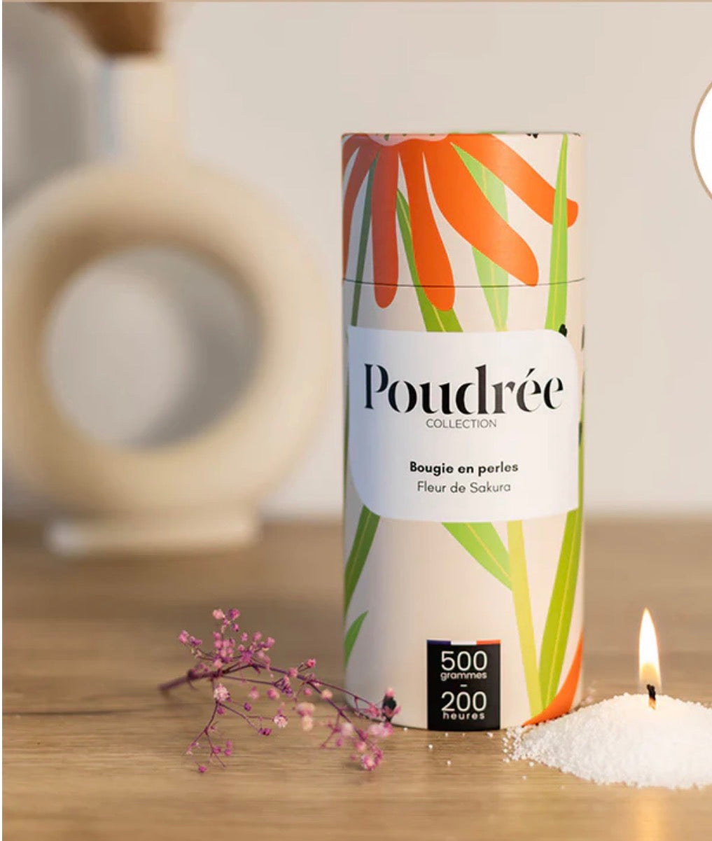 Poudrée Bougie « COLLECTION FLORA »