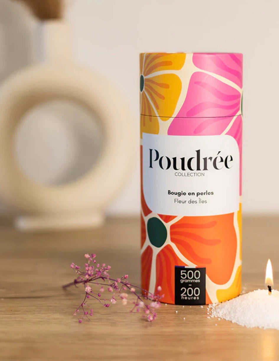 Poudrée Bougie « COLLECTION FLORA »