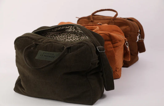 Sac Suzon velours «  week-end »