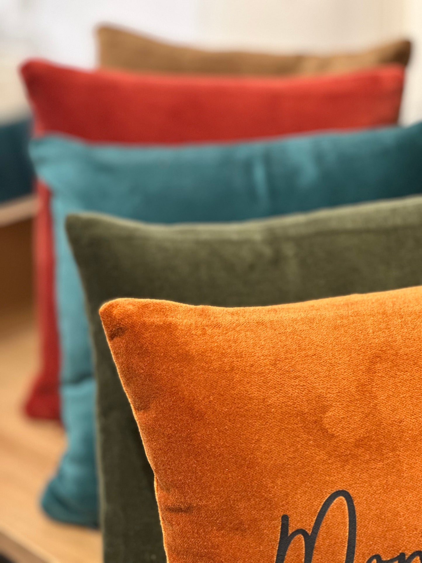 Mini coussin velours