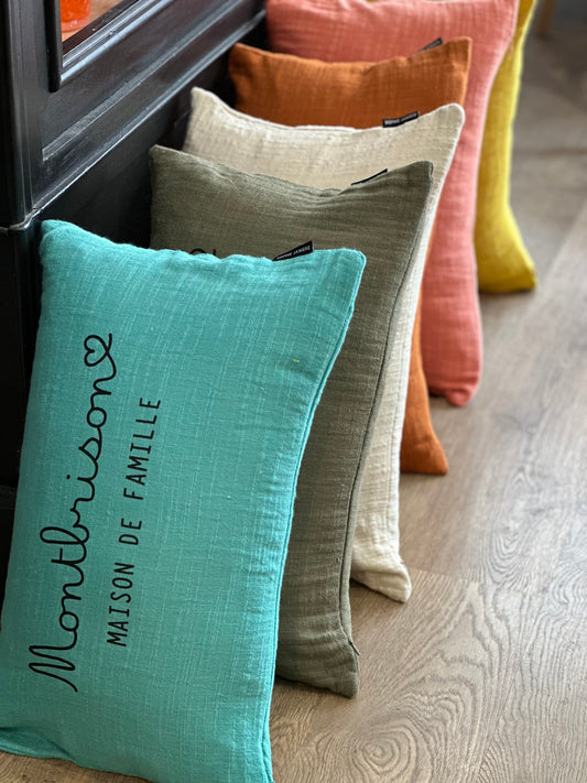 Coussin rectangle personnalisé « Montbrison »