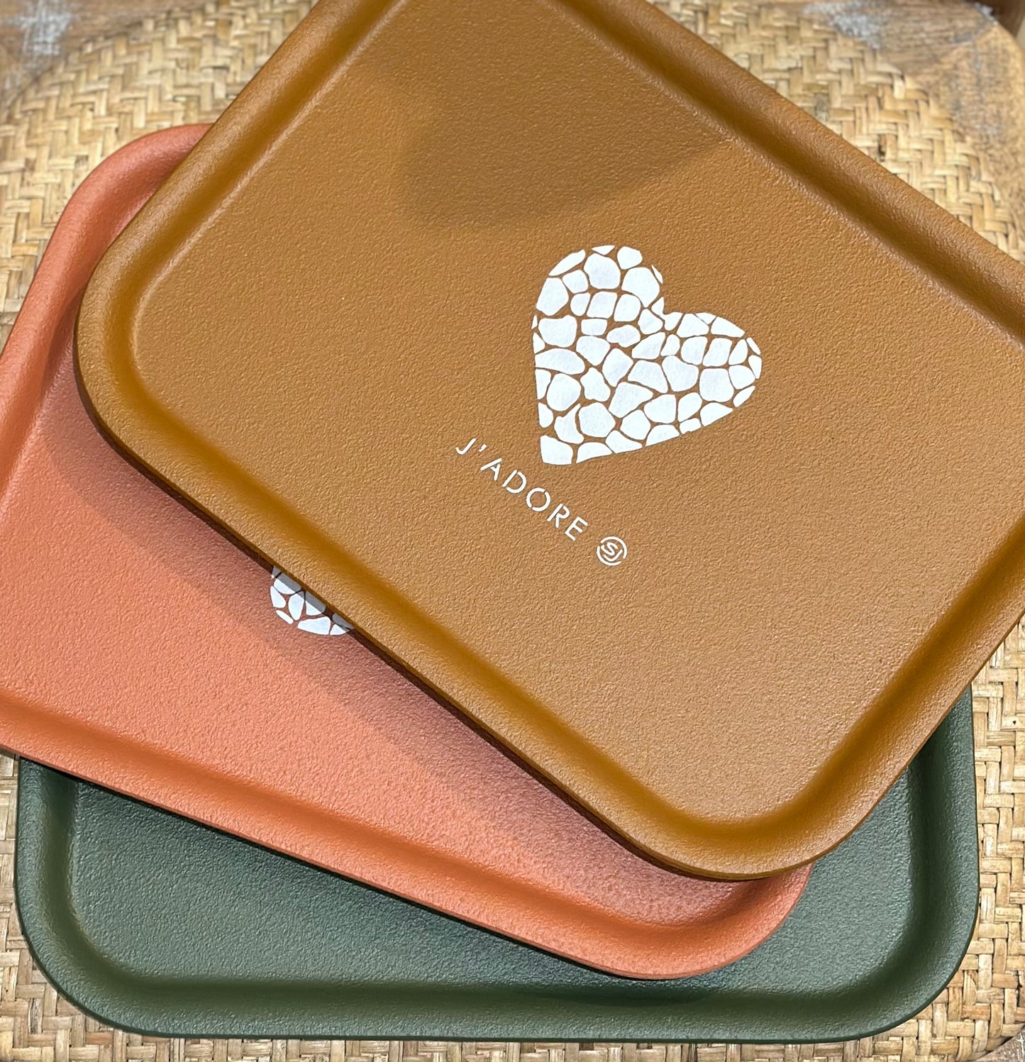 Plateau liège « Coeur, j’adore »