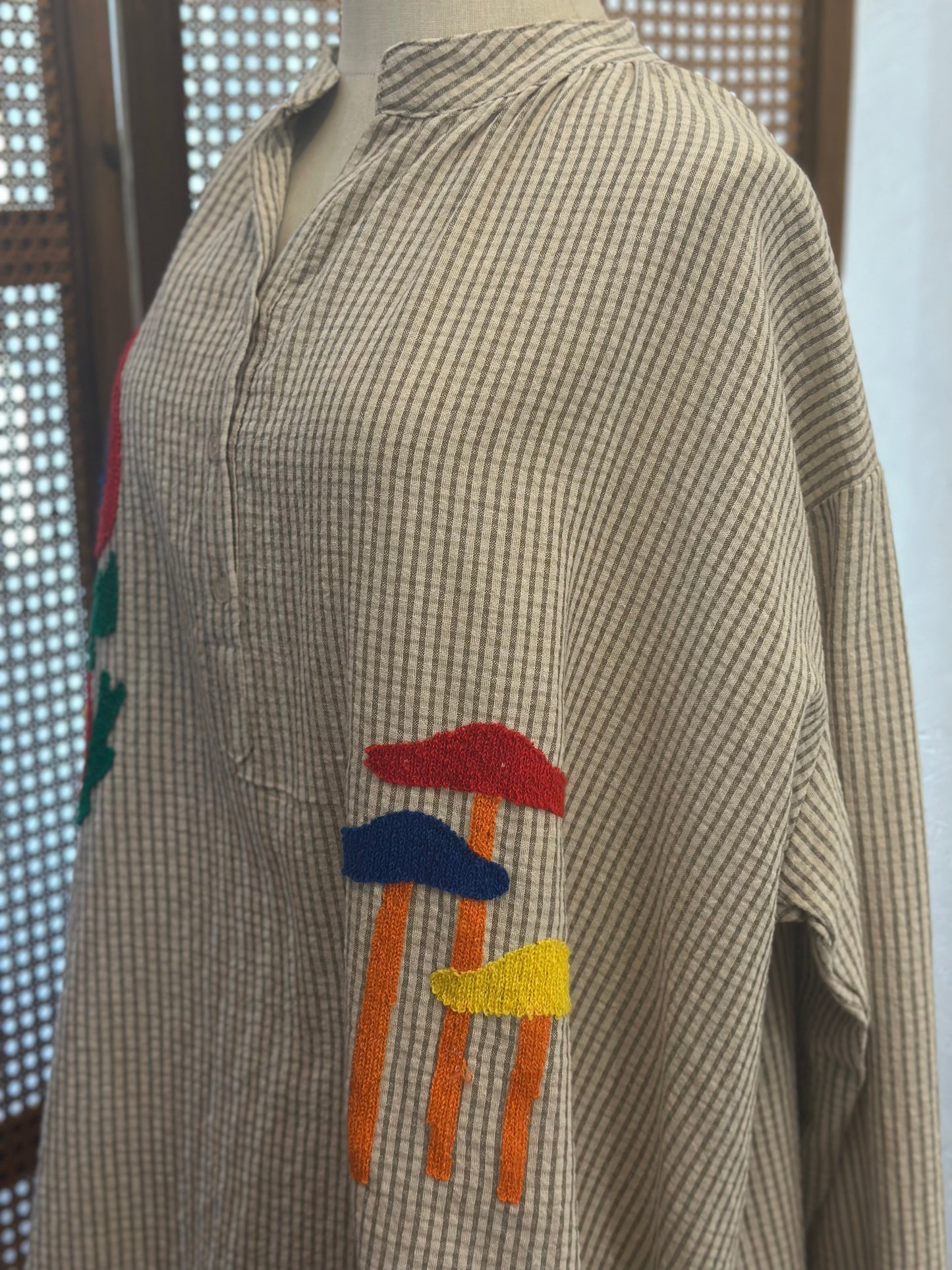 Chemise bohème brodée ( Johanna)