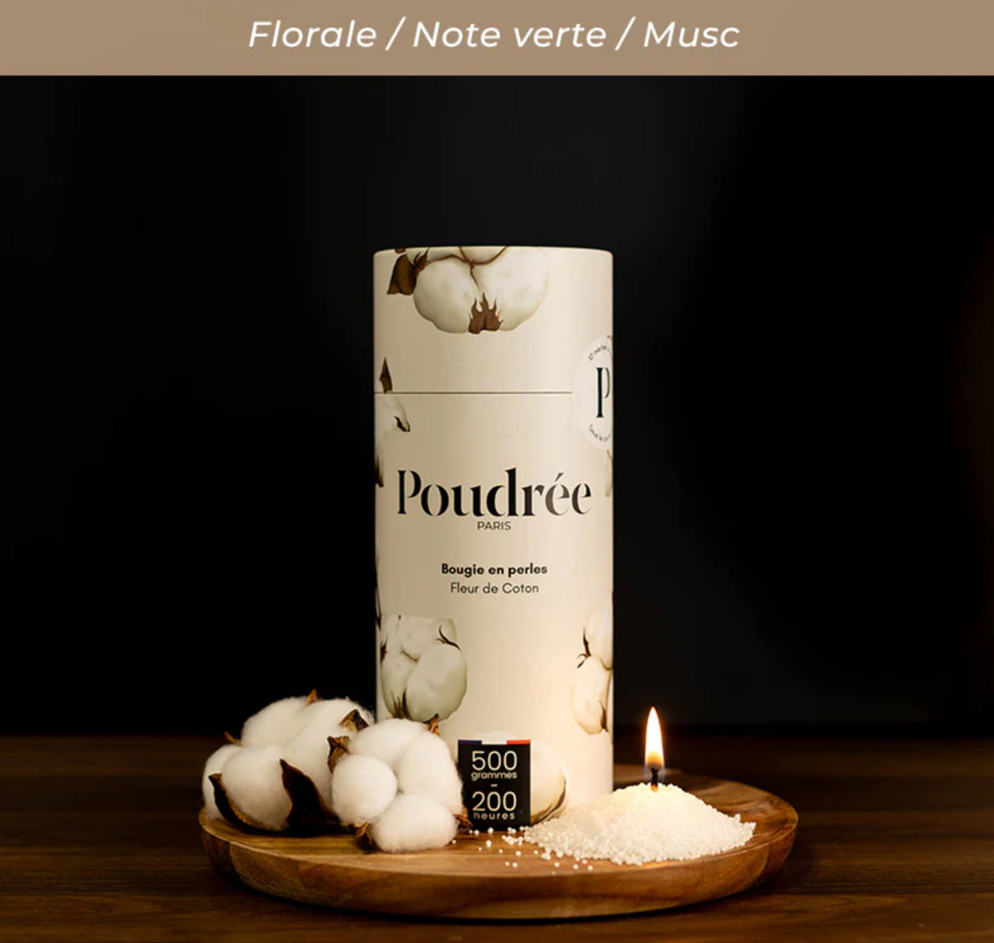 Bougie Poudrée ( collection permanente)