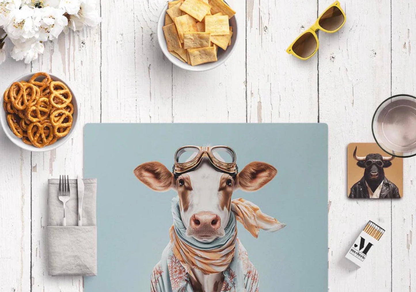 Set de Table Funny Cows
