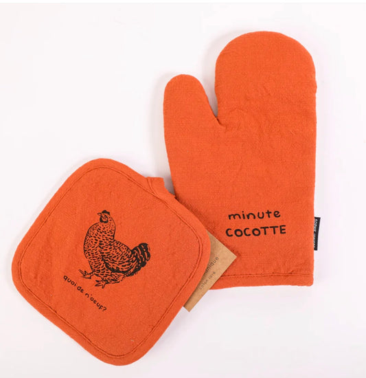 Gant et manique minute cocotte