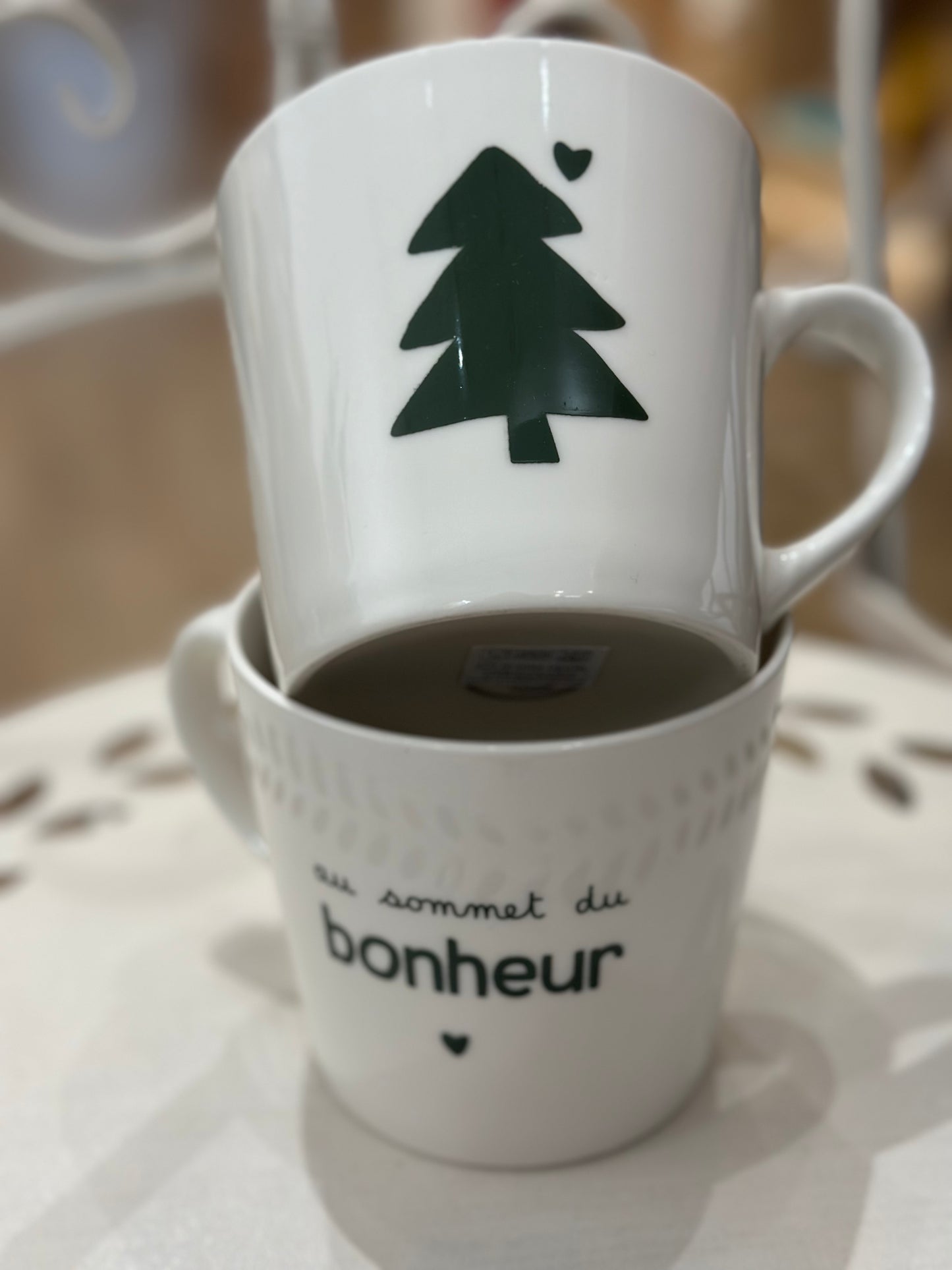 Déjeuner Mug ( Au sommet du bonheur)
