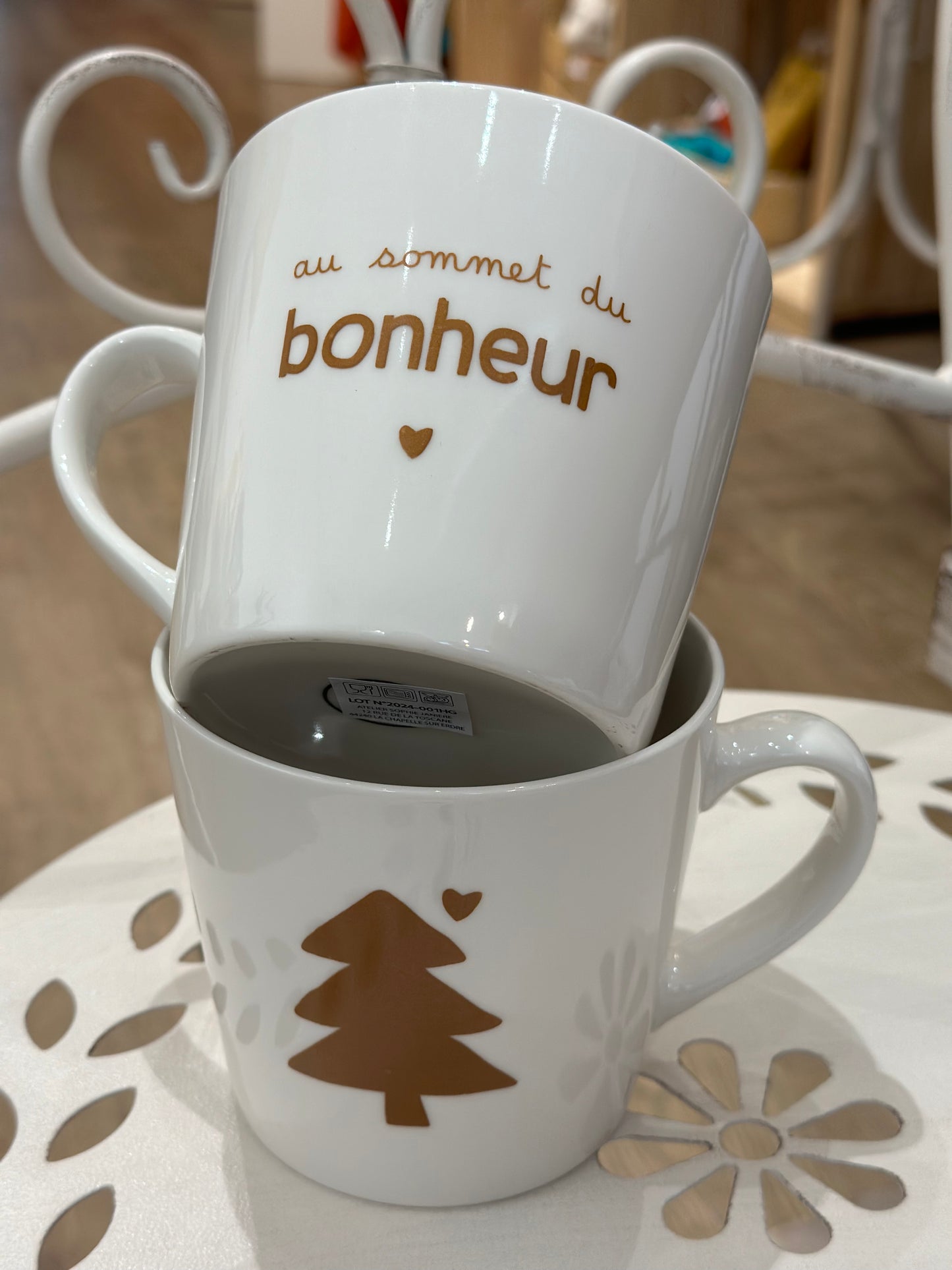 Déjeuner Mug ( Au sommet du bonheur)