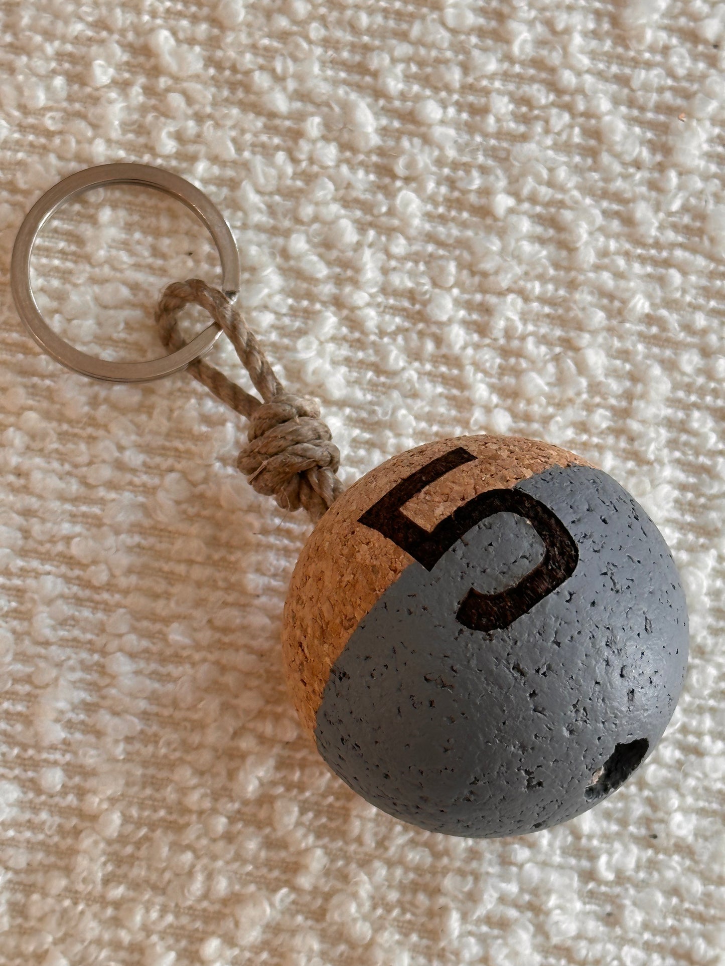 Porte clé flotteur chiffre