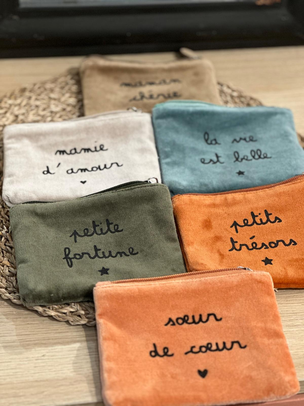 Porte-Monnaie Velours