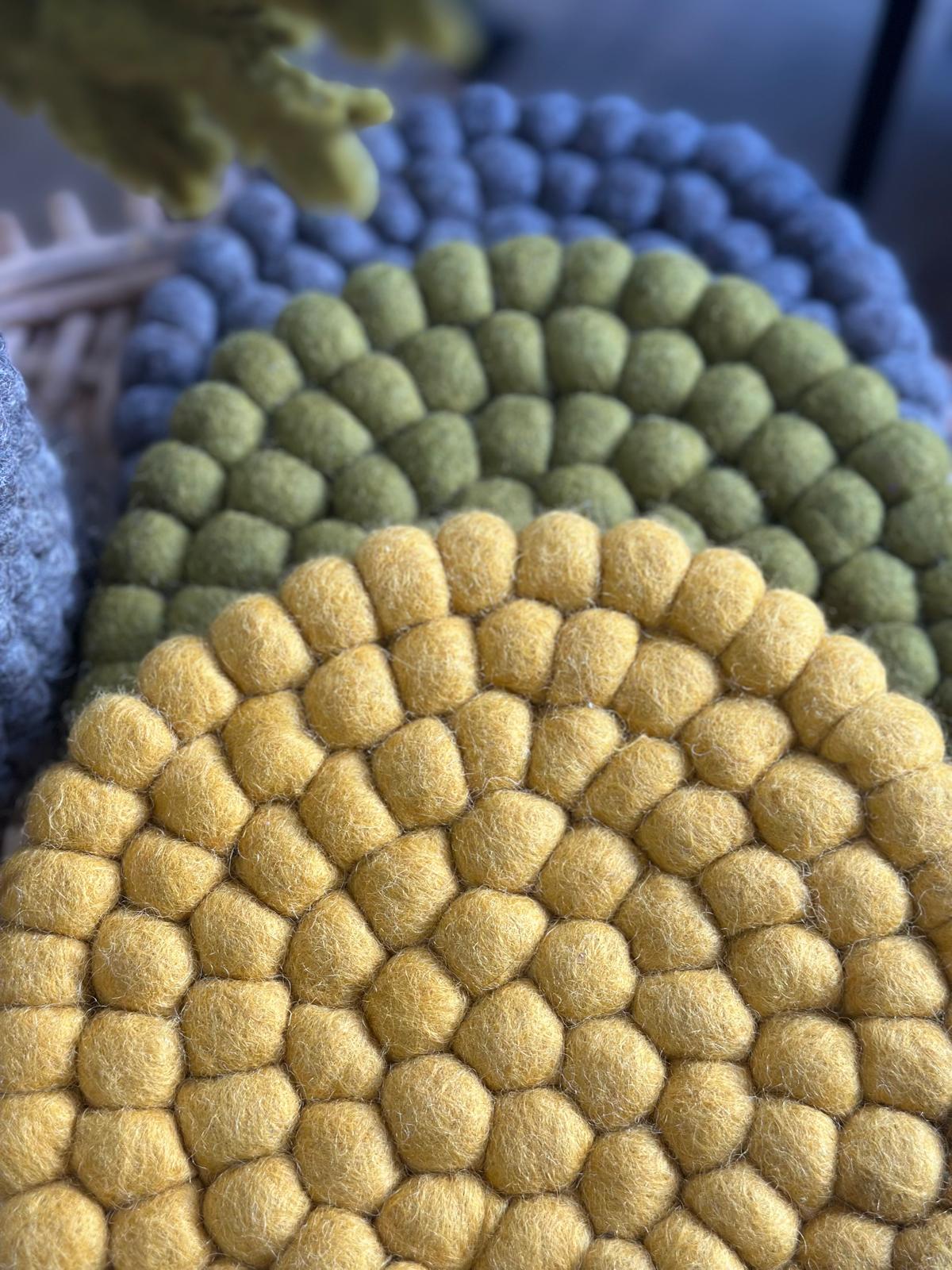 Dessous de plat en feutrine