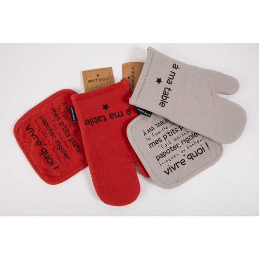 Gant et Manique A ma table